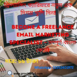 Become a Freelance Email Marketing Specialist – সম্পূর্ণ বাংলা কোর্স!