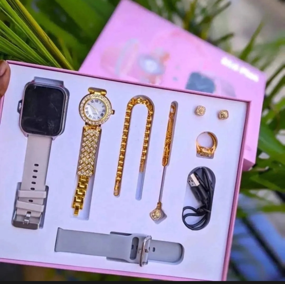 A58 Smart Watch & Jewellery Combo – Premium Gift Set - Image 3