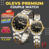 olevs couple watch black