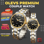 olevs couple watch black