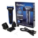 Kemei KM-6330 (3 in 1) Shaver, Hair ,Beard And Nose Trimmer